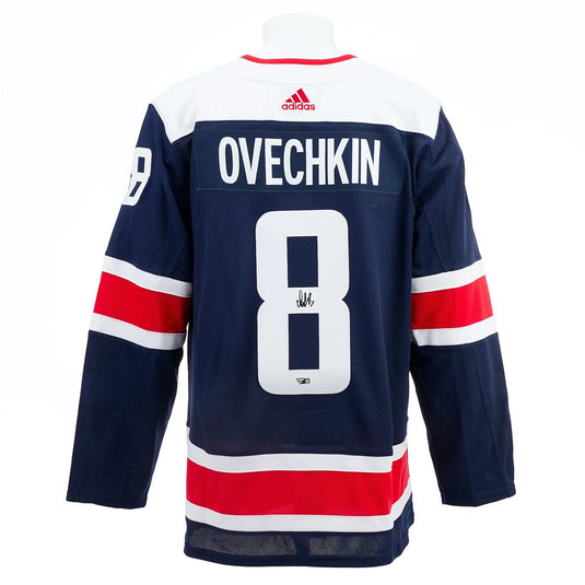 Alexander Ovechkin Signed Washington Capitals Adidas Pro Alternate Navy Jersey