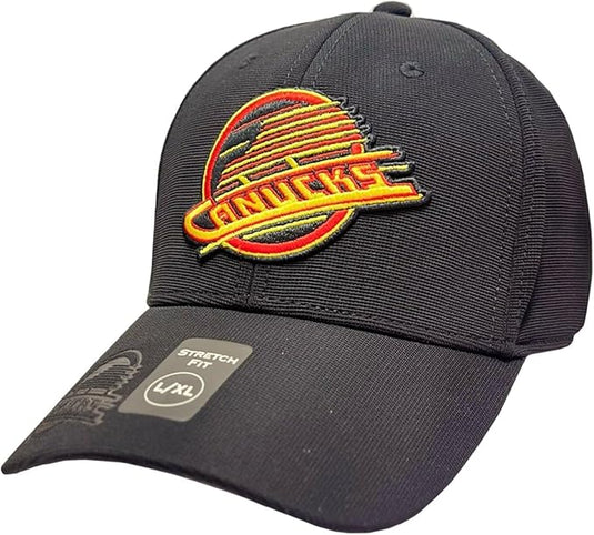 Vancouver Canucks Vintage NHL E-Boss Platinum Flex Fit Cap