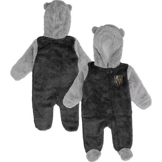 Vegas Golden Knights NHL Infant Teddy Fleece Bunting Sleeper