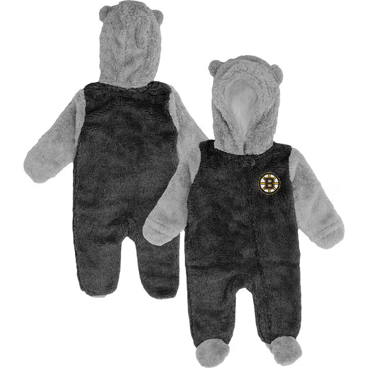 Boston Bruins NHL Infant Teddy Fleece Bunting Sleeper