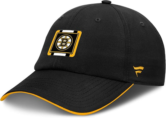 Boston Bruins NHL Authentic Pro Rink Pinnacle Adjustable Cap