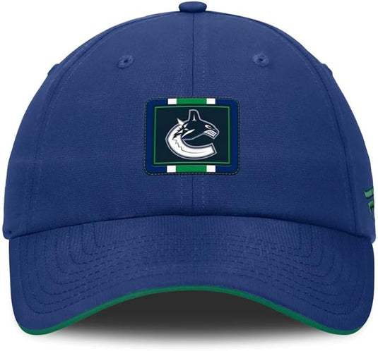 Vancouver Canucks NHL Authentic Pro Rink Pinnacle Adjustable Cap
