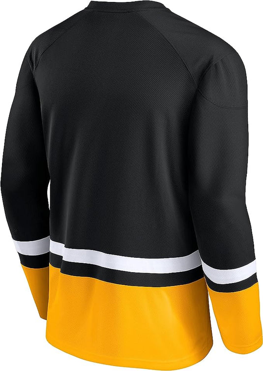 Boston Bruins NHL Super Mission Slapshot Lace-Up Pullover Sweatshirt
