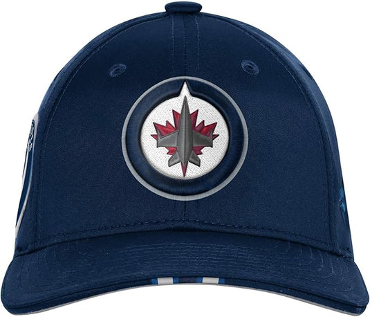 Casquette réglable structurée de base de la LNH des Jets de Winnipeg pour jeunes