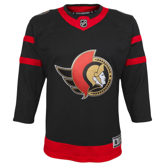 Maillot domicile Premier de la LNH des Sénateurs d'Ottawa pour jeunes