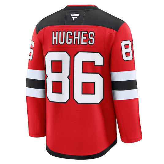 Jack Hughes New Jersey Devils NHL Fanatics Premium Home Jersey