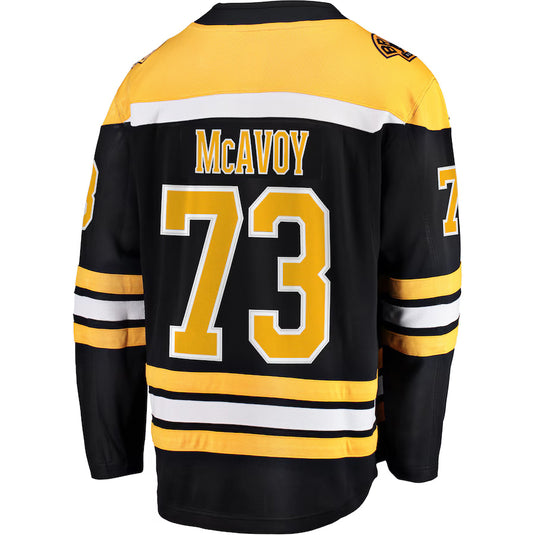 Maillot Domicile Breakaway des Fanatics de la LNH des Bruins de Boston de Charlie McAvoy