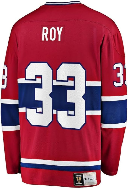 Patrick Roy Montreal Canadiens NHL Fanatics Breakaway Vintage Jersey