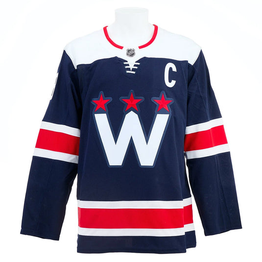 Alexander Ovechkin Signed Washington Capitals Adidas Pro Alternate Navy Jersey