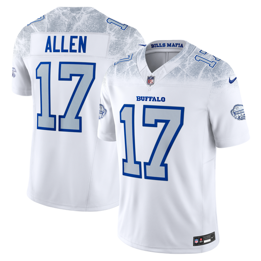Josh Allen Buffalo Bills NFL Nike Vapor F.U.S.E. Limited Player Rivalries White Jersey