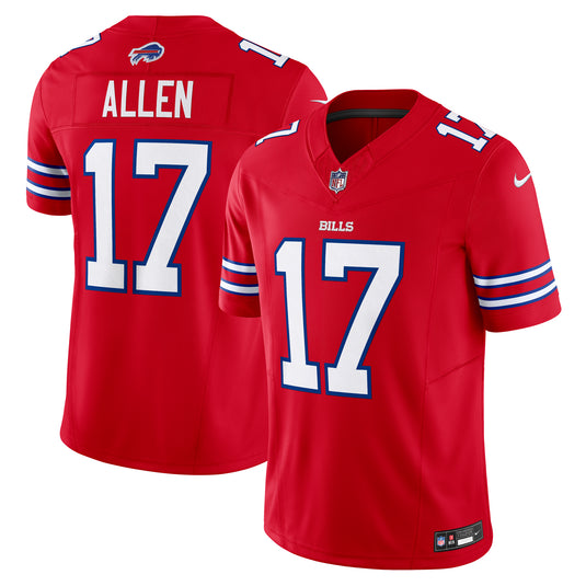 Josh Allen Buffalo Bills NFL Nike Vapor F.U.S.E. Limited Player Red Jersey