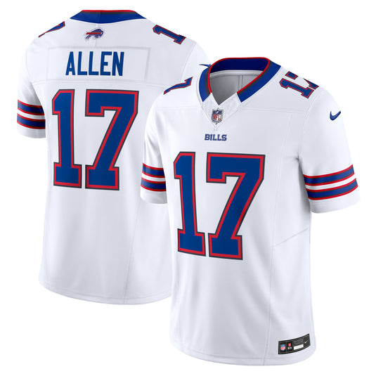 Josh Allen Buffalo Bills NFL Nike Vapor F.U.S.E. Limited Player White Jersey