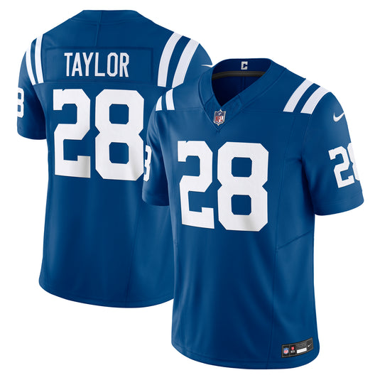 Jonathan Taylor Indianapolis Colts NFL Nike Vapor F.U.S.E. Limited Player Blue Jersey