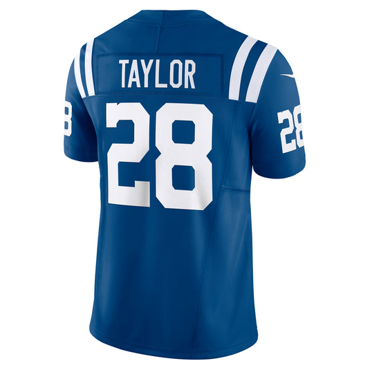 Jonathan Taylor Indianapolis Colts NFL Nike Vapor F.U.S.E. Limited Player Blue Jersey