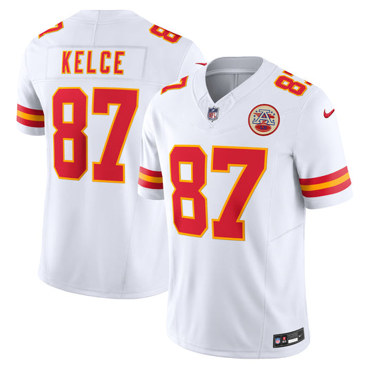 Travis Kelce Kansas City Chiefs NFL Nike Vapor F.U.S.E. Limited Player White Jersey