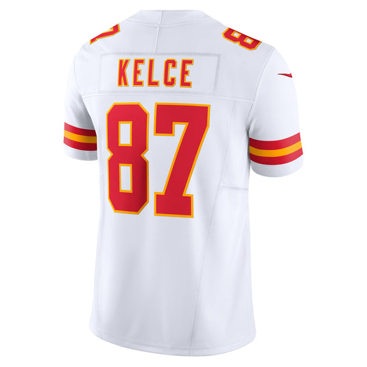 Travis Kelce Kansas City Chiefs NFL Nike Vapor F.U.S.E. Limited Player White Jersey