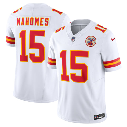 Patrick Mahomes Kansas City Chiefs NFL Nike Vapor F.U.S.E. Limited Player White Jersey