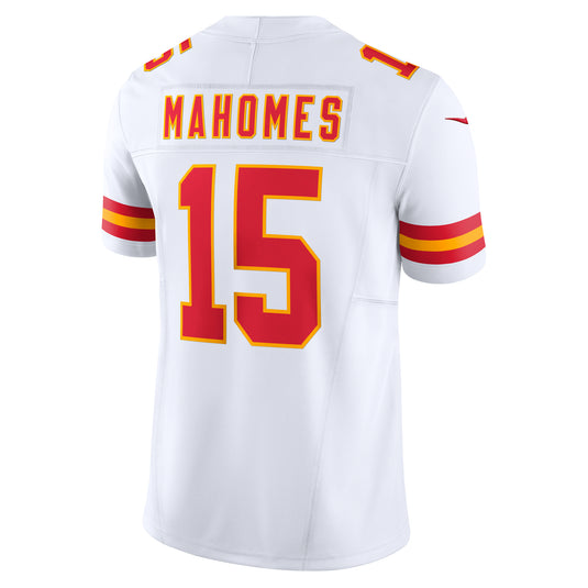 Patrick Mahomes Kansas City Chiefs NFL Nike Vapor F.U.S.E. Limited Player White Jersey
