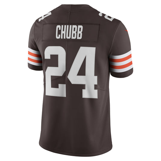 Nick Chubb Cleveland Browns NFL Nike Limited Player Brown Jersey