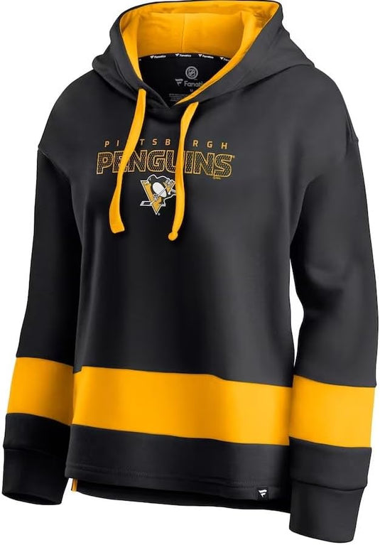 Ladies' Pittsburgh Penguins NHL Block Party Pullover Hoodie