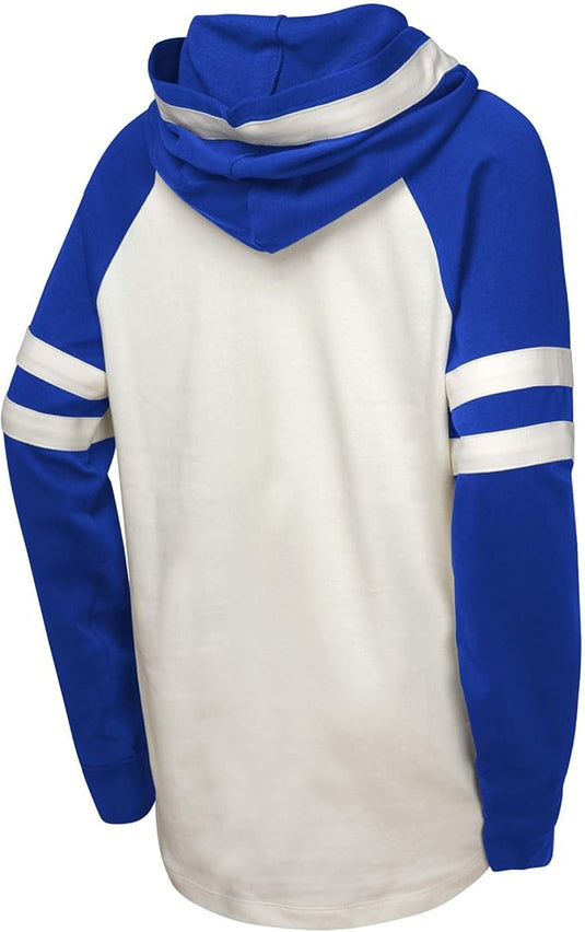 Youth Toronto Blue Jays MLB Knuckle Ball Colorblock Raglan Pullover Hoodie