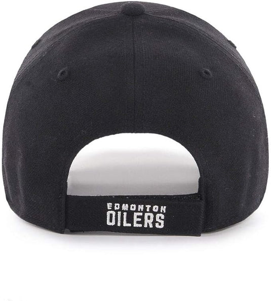 Edmonton Oilers NHL 47 MVP Black White Cap