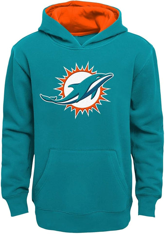 Youth Miami Dolphins NFL Prime Basic Pullover Hoodie