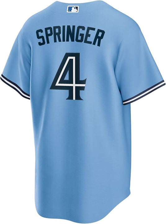 George Springer Toronto Blue Jays MLB Nike Powder Blue Replica Jersey