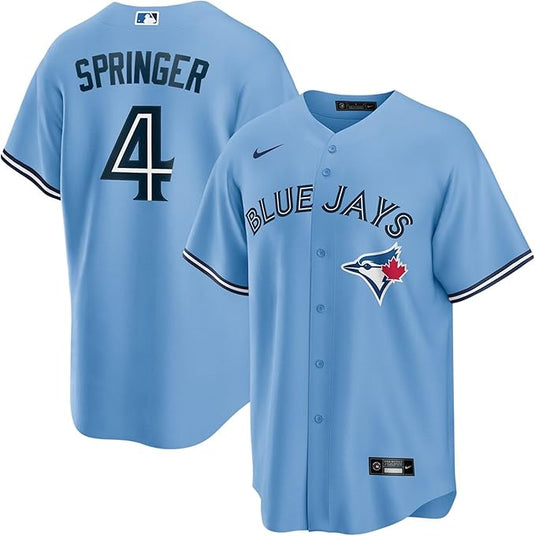 George Springer Toronto Blue Jays MLB Nike Powder Blue Replica Jersey