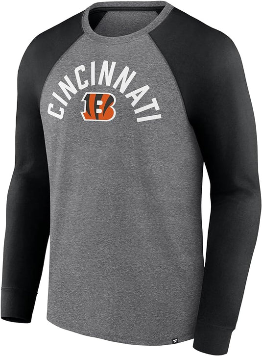 Cincinnati Bengals NFL Fundamentals Twisted Slub Long Sleeve Raglan T-Shirt