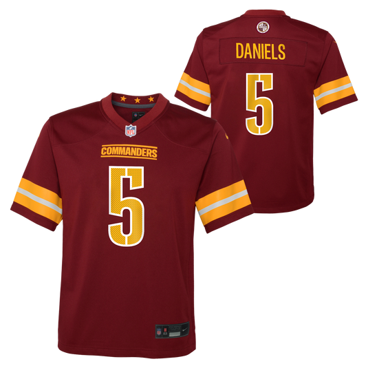 Youth Jayden Daniels Washington Commanders NFL Nike Game Team Jersey