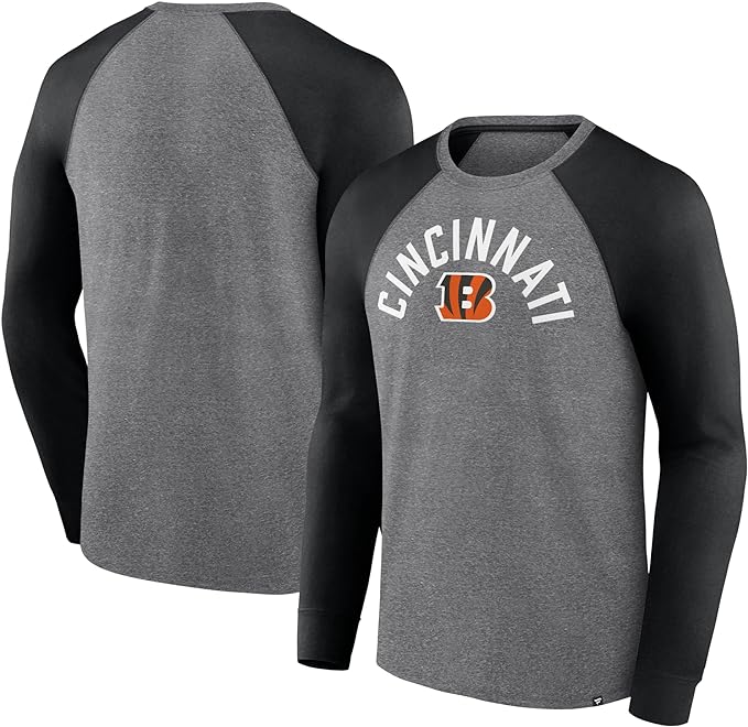 Cincinnati Bengals NFL Fundamentals Twisted Slub Long Sleeve Raglan T-Shirt