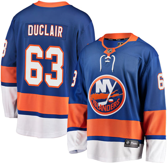 Maillot Domicile Breakaway des Fanatics de la LNH des Islanders de New York Mathew Barzal