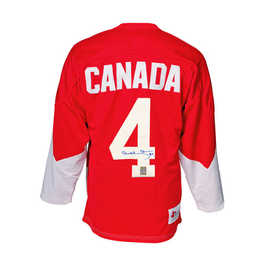 Bobby Orr Signed Team Canada 1972 Summit Series Home Red Jersey