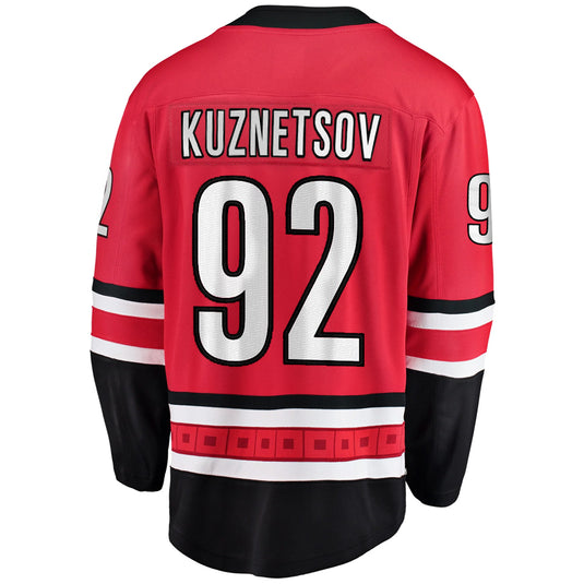 Evgeny Kuznetsov Carolina Hurricanes NHL Fanatics Breakaway Home Jersey