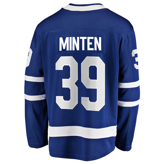Fraser Minten Toronto Maple Leafs NHL Fanatics Breakaway Home Jersey