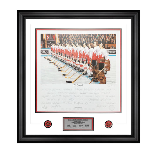 O' Canada Team Canada 1972 Summit Series Signed Anniversary Edition Print /172