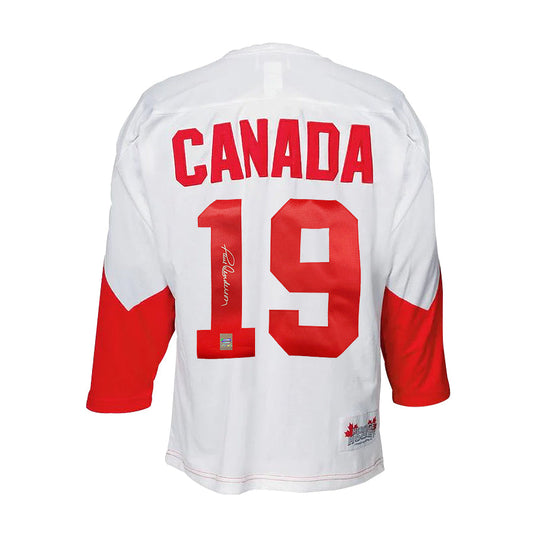 Paul Henderson Signed Team Canada 1972 Summit Series Away White Jersey