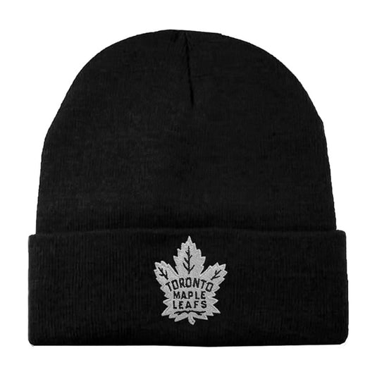 Toronto Maple Leafs NHL Basic Platinum Cuff Knit Beanie