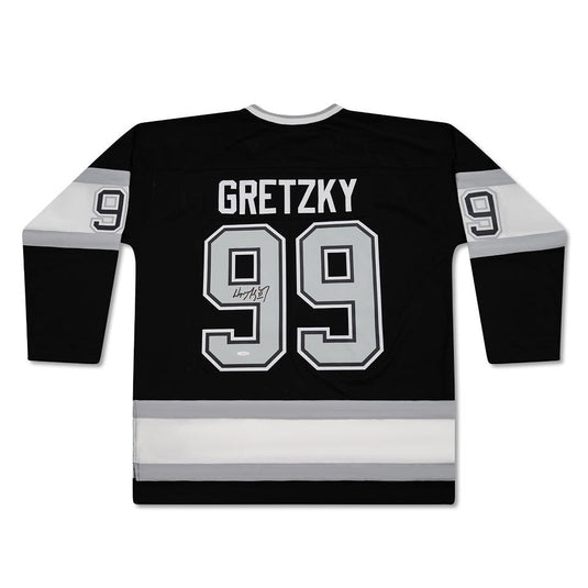 Wayne Gretzky Signed Los Angeles Kings Mitchell & Ness Vintage 1992-93 Black Jersey