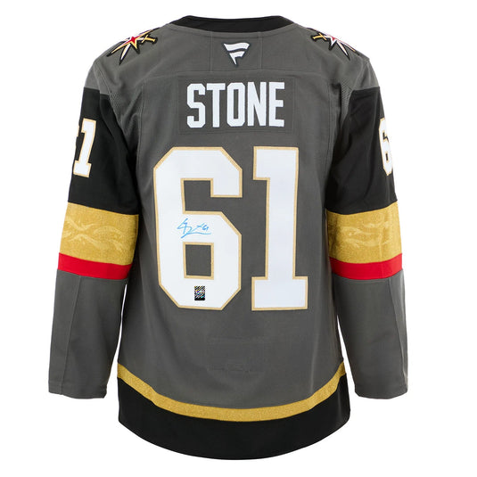 Mark Stone Signed Vegas Golden Knights Fanatics Premium Alt Grey Jersey