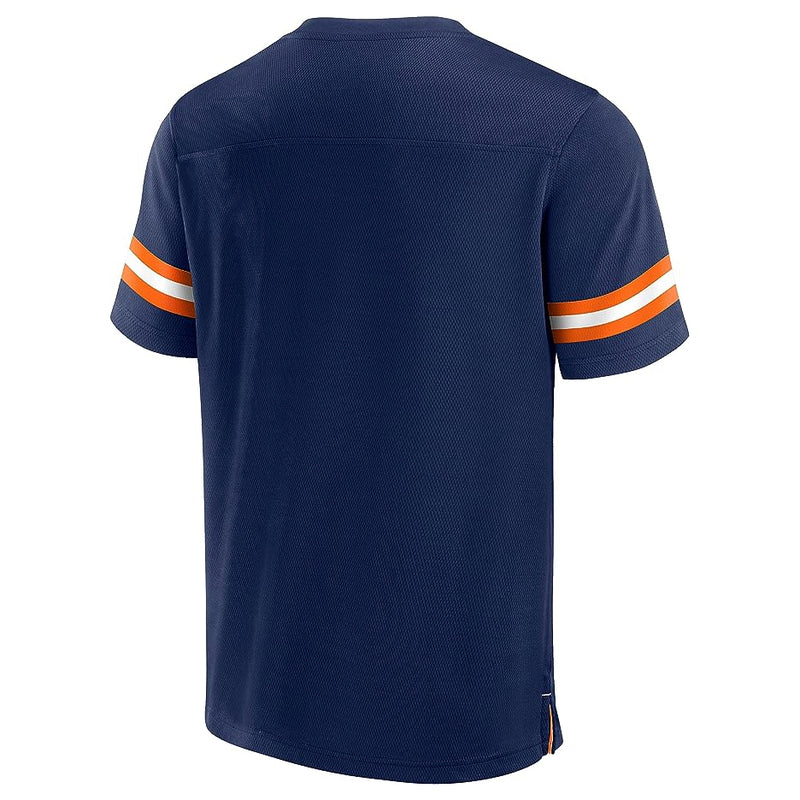 Load image into Gallery viewer, Denver Broncos NFL Hashmark V-Neck Short Sleeve Jersey
