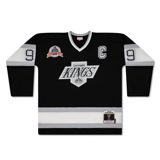 Wayne Gretzky Signed Los Angeles Kings Mitchell & Ness Vintage 1992-93 Black Jersey