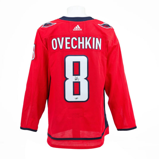 Alexander Ovechkin Signed Washington Capitals Adidas Pro Home Red Jersey