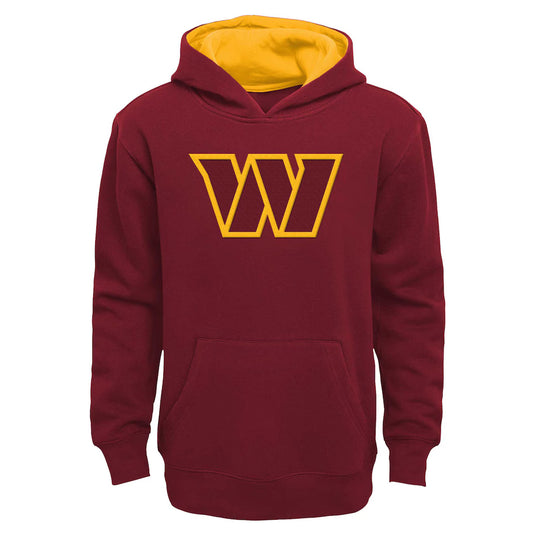 Youth Washington Commanders NFL Prime Basic Pullover Hoodie