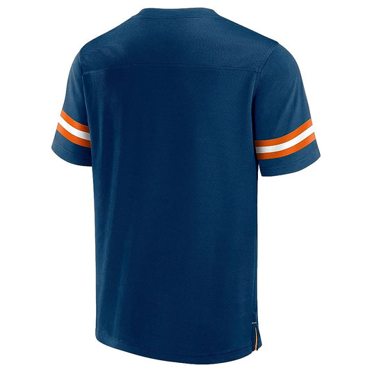 Chicago Bears NFL Hashmark V-Neck Short Sleeve Jersey