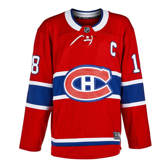Serge Savard Signed Montreal Canadiens Fanatics Breakaway Home Red Jersey