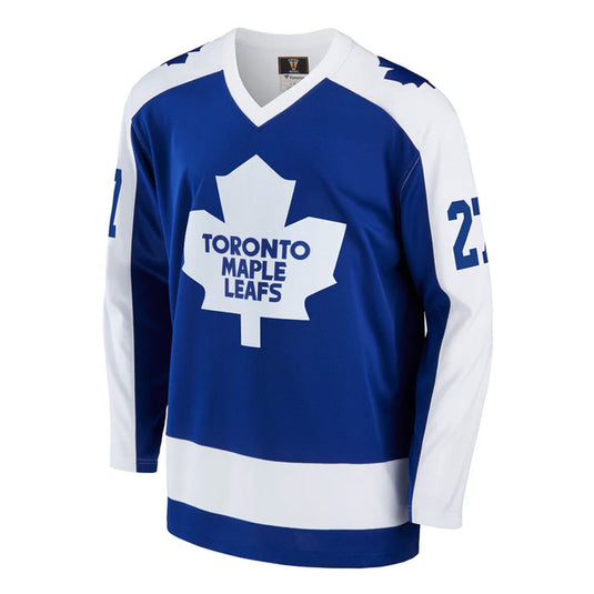Darryl Sittler Signed Toronto Maple Leafs Fanatics Vintage Blue Jersey