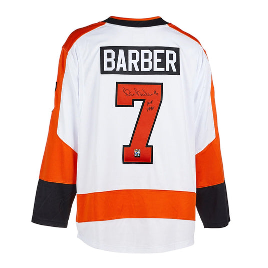 Bill Barber Signed Philadelphia Flyers Fanatics Breakaway Away White Jersey