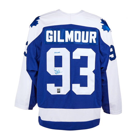 Doug Gilmour Signed Toronto Maple Leafs Mitchell & Ness Blue Jersey